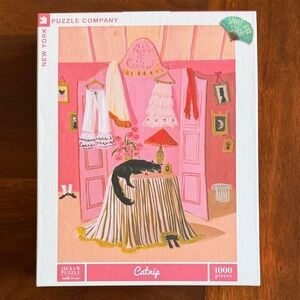 New York Puzzle Company - Catnip by Janet Hill Studio - 1000-Piece Jigsaw Puzzle